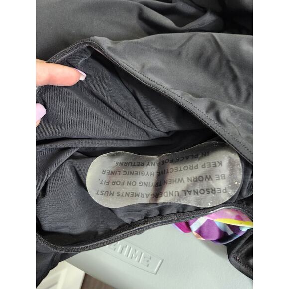 Coldwater Creek ShapeMe Swimsuit Size 24W Black Ruched Bathing Suit Swim NWOT - Picture 6 of 7